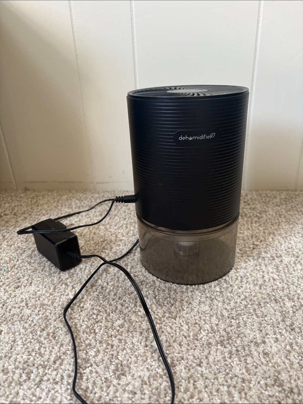 Black Compact Dehumidifier - Portable Mini Moisture Remover